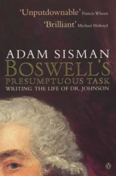 Image of Boswells Presumptuous Task by Adam Sisman Book