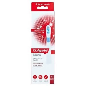 Image of Colgate ProClinical 360 Whitening Electric Toothbrush Replacement Heads 4Pcs