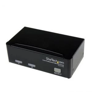 image of Startech 2 Port USB KVM Switch Kit with Cables 8STSV231USBGB