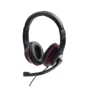 Image of Gembird MHS-03-BKRD Wired Gaming Headset