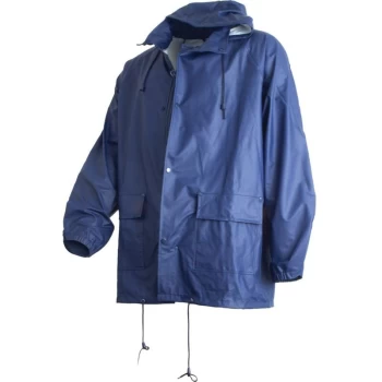 Image of Navy Rainsuit Jacket - 3XL - Tuffsafe