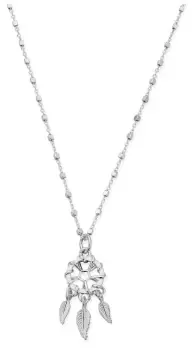 Image of ChloBo SNDC3290 Delicate Cube Chain Dream Catcher Necklace Jewellery