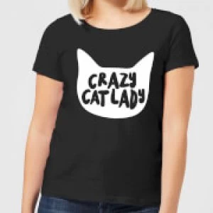 Image of Crazy Cat Lady Womens T-Shirt - Black - 3XL