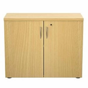 TC Office Regent Low Cupboard Height 800, Oak