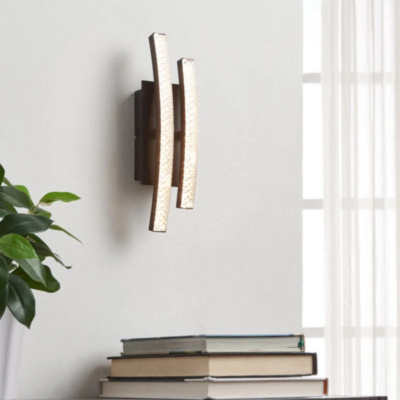 Image of Eglo Lejias Indoor LED Wall Light, Warm White 3000K, Black Steel & Transparent Diffuser, Modern Decorative Lighting