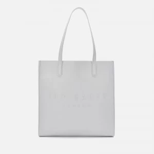 Image of Ted Baker Womens Soocon Large Crosshatch Tote Bag - Grey