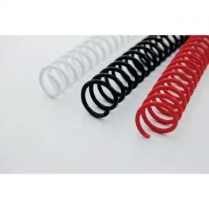 Image of Binding ColourCoil 4:1 Pitch Black 6MM (100)