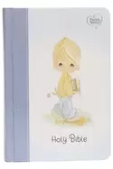 Image of nkjv precious moments small hands bible blue hardcover comfort print holy