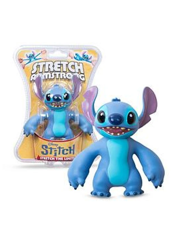 Image of Basic Fun Stretch Armstrong Disney Stitch Figure - Super Stretchy Action Toy - Lilo & Stitch Crossover Collectible - For Ages 5+