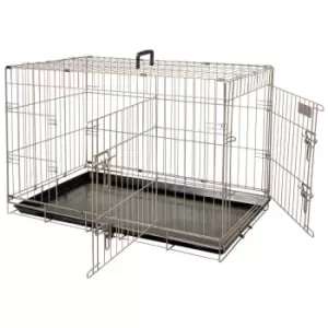 image of Flamingo Pet Crate 109X70X77cm - Metallic Brown