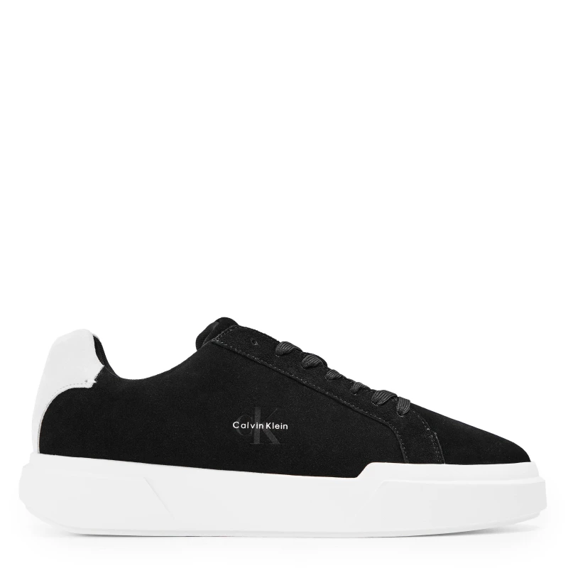Image of Calvin Klein Mens Chunky Cup Low-Top Trainers Black/White male 10 (44)