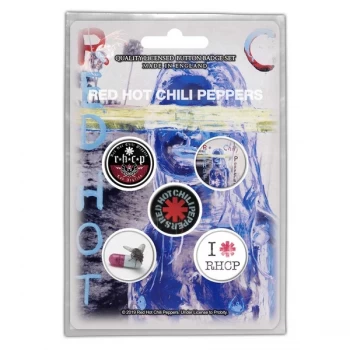 Image of Red Hot Chili Peppers - By The Way Button Badge Pack