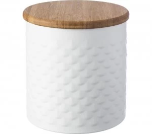 Image of Typhoon Imprima Scallop Round 1.4 litre Storage Tin - White
