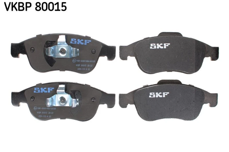 Image of SKF Brake pad set SKF VKBP 80015