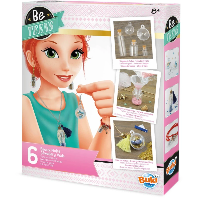 Image of Buki Be Teens Jewellery Vials Multi unisex