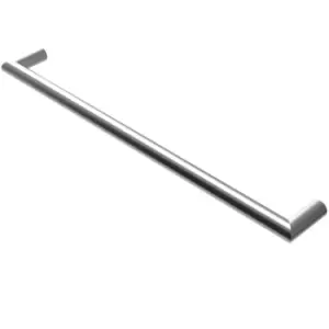 Image of Round Single Bar Heated Towel Rail 19W - Tulsi