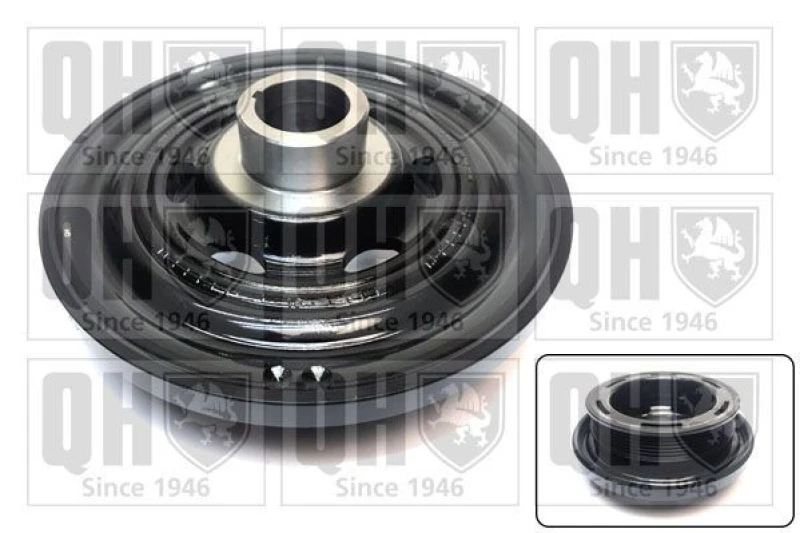 Image of QUINTON HAZELL Crankshaft pulley QUINTON HAZELL QCD187