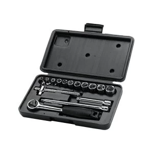 Image of Stanley Tools Socket Set of 15 Metric 1/4in Drive