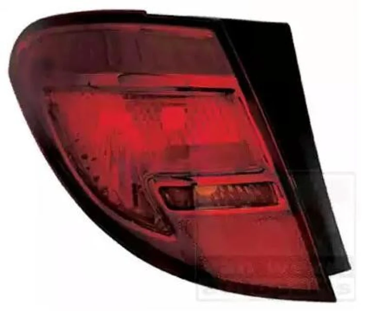 Image of VAN WEZEL 3860935 Rear light Outer section, without bulb holder, Left Combination Rearlight (391)