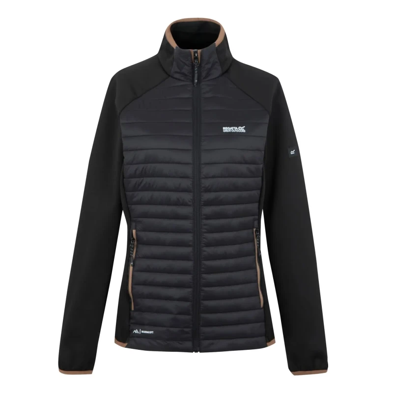 Image of Womens hybrid hiking jacket Regatta Clumber Noir Female 38