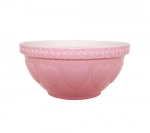 image of Mason CASH Pink Hearts 29cm Mixing Bowl