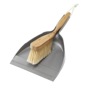 Addis Bamboo Dustpan and Brush Set - main image