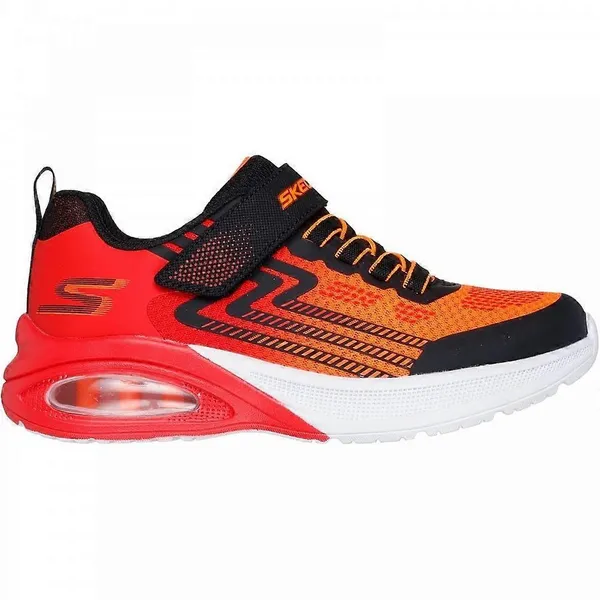 Image of Skechers Boys Microscope Max Advance Trainers UK Size 4 (EU 37) Black Red SKE2386-BKRD-4