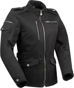 Image of Segura Leyton Ladies Motorcycle Textile Jacket, black, Size 40 for Women, black, Size 40 for Women