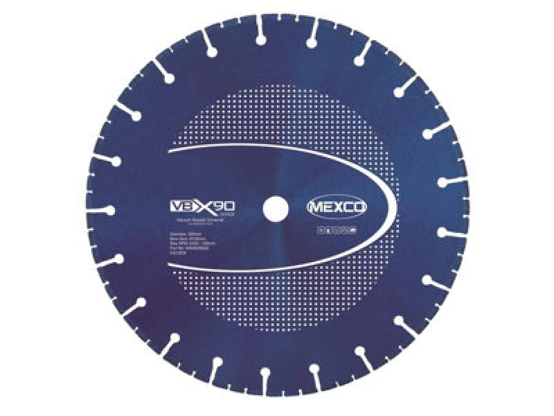 Image of Mexco Vbx9030020 Vbx90 Grade Universal Diamond Blade 300 X 20mm Mexvbx90300