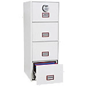 Image of Phoenix Filing Cabinet FS2254E White 525 x 675 x 1,405 mm