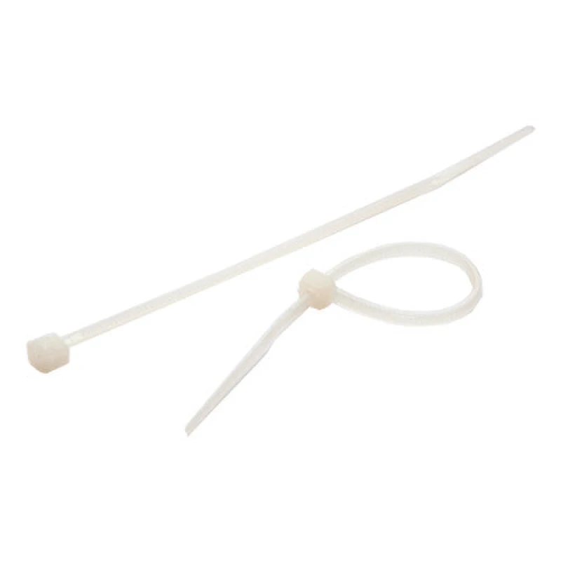 Image of Cablenet Cablenet Cabletie 2.5mm x 100mm Neutral (PK 100) 94-CT100
