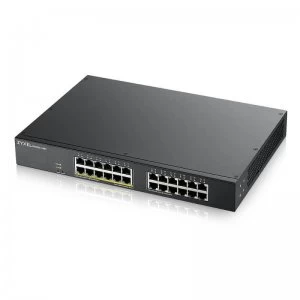 image of Zyxel GS1900-24EP-GB0101F - 24-port GbE Smart Managed PoE Switch