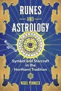 Image of runes and astrology symbol and starcraft in the northern tradition