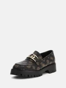 Image of Guess Ilary 4G Logo Loafers