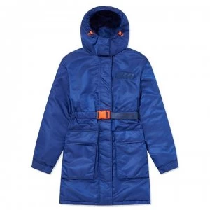 Image of Nicce Troupe Coat Womens - Blue Depths