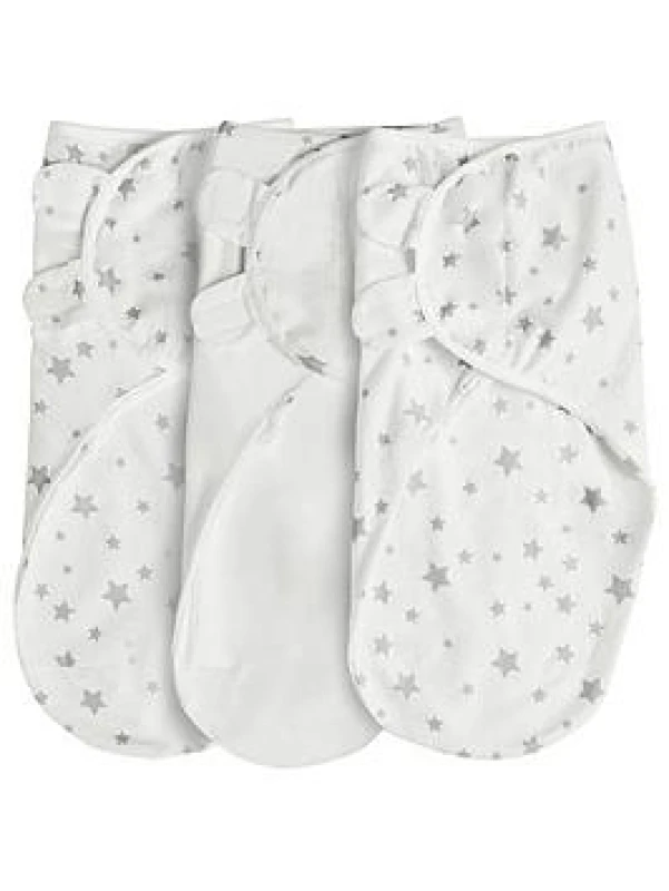 Image of Safe Nights Set of Three Swaddle Blanket