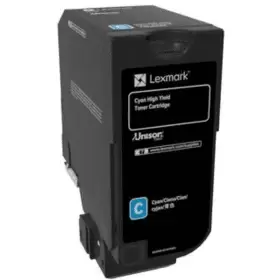 image of Lexmark 74C0H20 Cyan Laser Toner Ink Cartridge