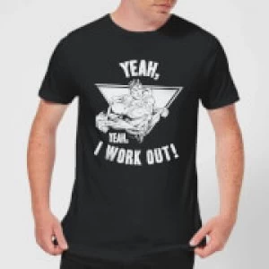 Image of DC Comics Superman I Work Out T-Shirt - Black