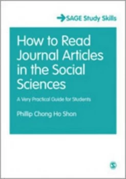 Image of How to Read Journal Articles in the Social Sciences by Phillip C. Shon Book