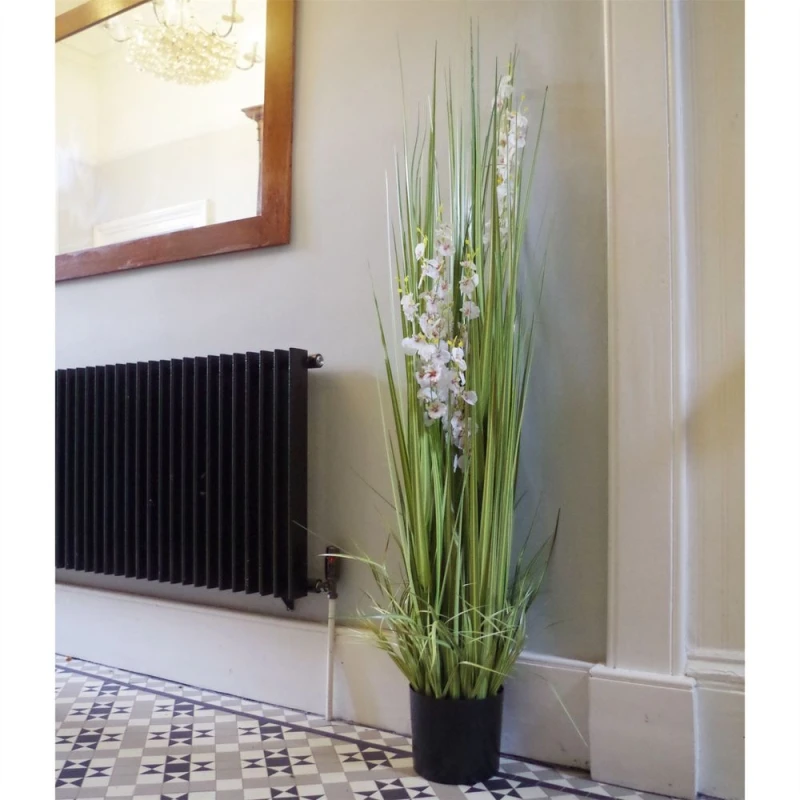 Image of Leaf Artificial Flower Orchid Grass Plant - Tall flowering plants Botanik Green