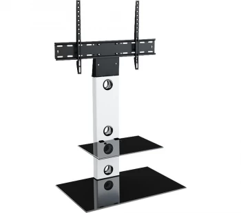 Image of AVF Reflections Lesina FSL700LESW-A 700 mm TV Stand with Bracket - Black & White, Black