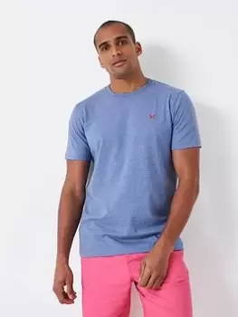 Image of Crew Clothing Classic T-Shirt - Blue Size L, Men