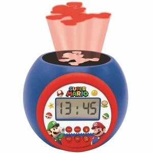 image of Super Mario Childrens Projector Clock with Timer