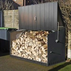 Image of Trimetals Log Store Secure Storage - Anthracite