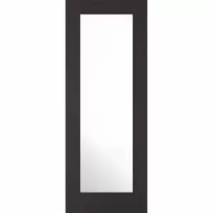 Image of LPD (W) 27" Charcoal Black Diez Glazed 1L Internal Door