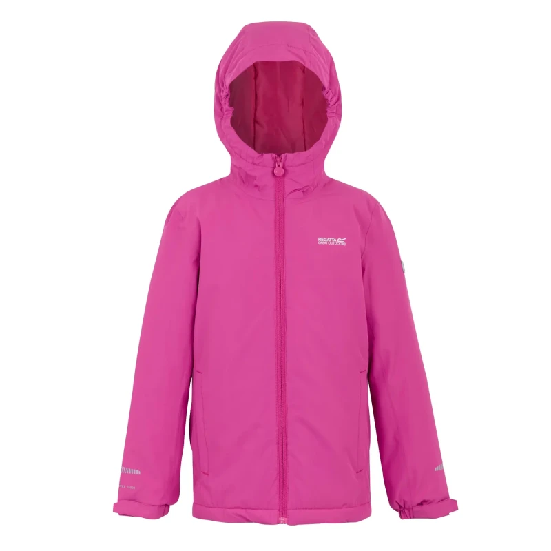 Image of Waterproof jacket for children Regatta Hurdle Rose Unisex 14 ans