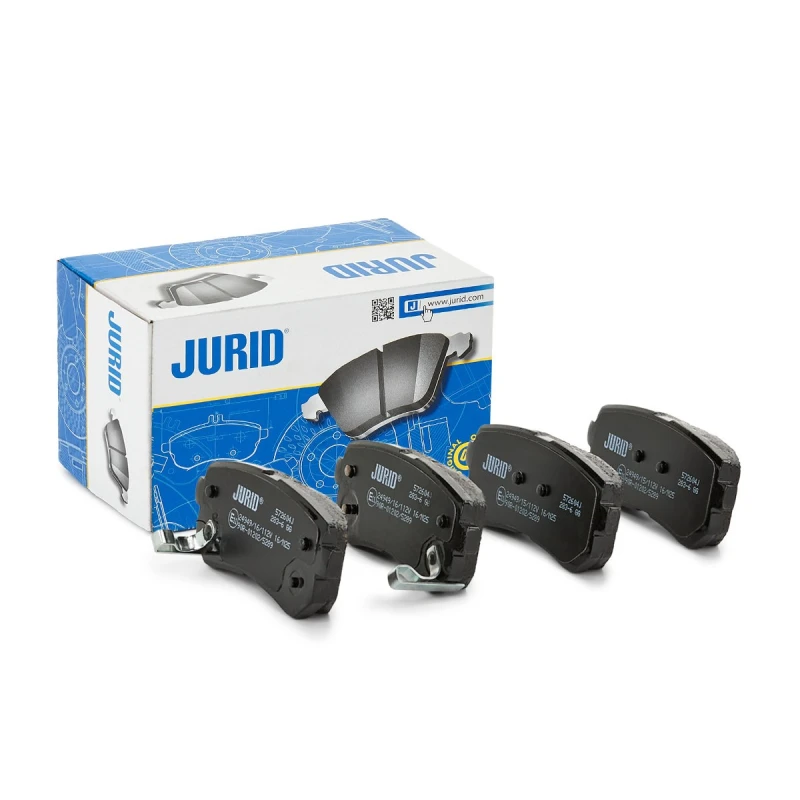 Image of JURID 572604J Brake pad set with acoustic wear warning, without accessories Brake Pad Set,disc brake (402)