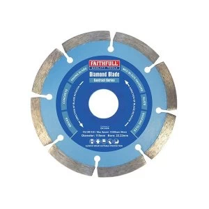 Image of Faithfull Contract Diamond Blade 115 x 22.2mm