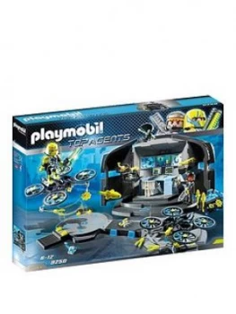 Image of Playmobil 9250 Top Agents Dr. Drone's Command Base, One Colour