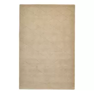 Image of Pure Wool Rug with Subtle Geometric Design